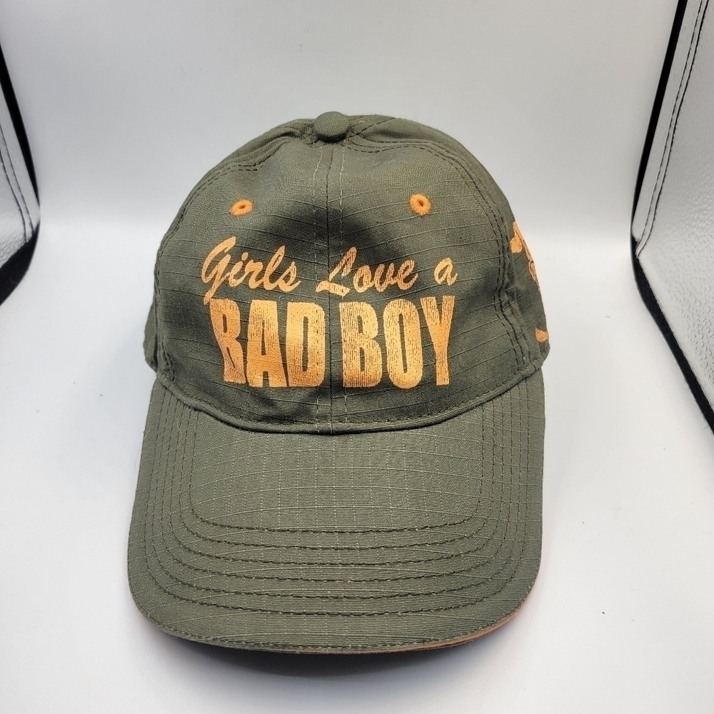 Walt Disney World Grumpy Olive Green & Orange Baseball Cap